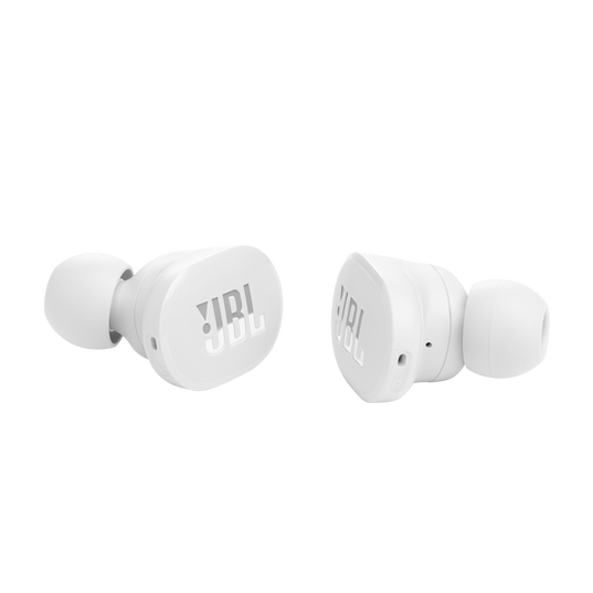 JBL Tune 130NC TWS - White - True wireless Noise Cancelling earbuds - Detailshot 4
